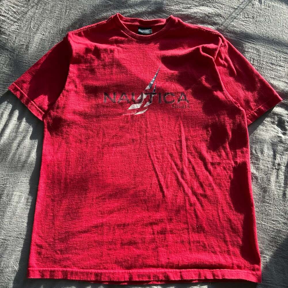 Nautica Red Sail Flag Graphic Tee